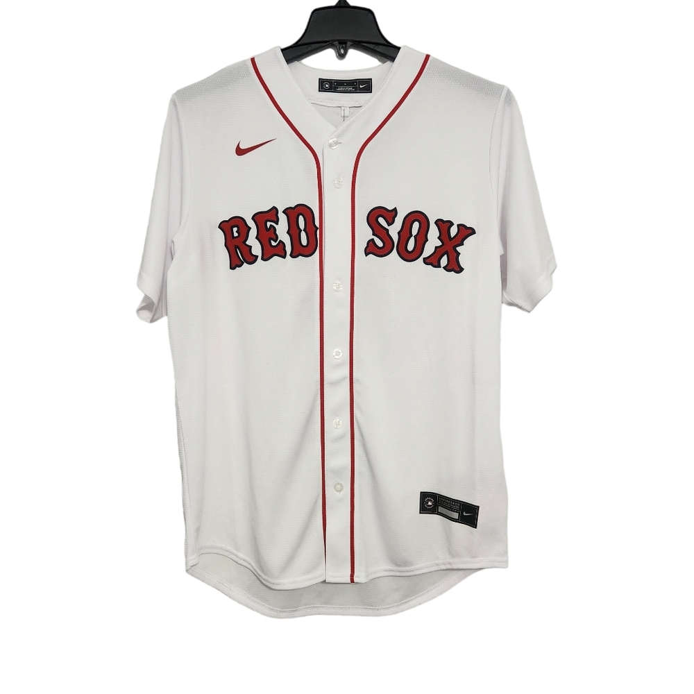 Nike Boston Red Sox BOGAERTS #2 Home White Button Baseball Mens Jersey Med NWT